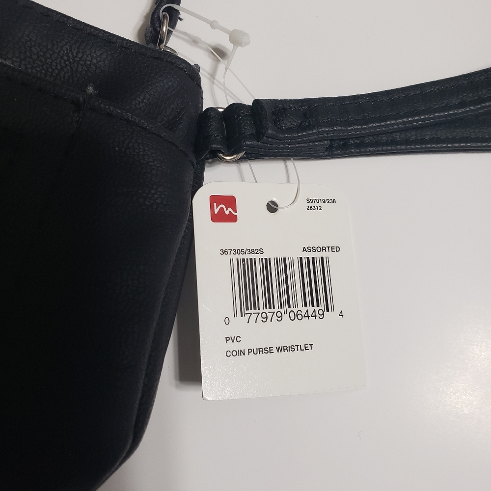NWT Mundi Black Coin Purse/ID  Wristlet - Picture 4 of 8